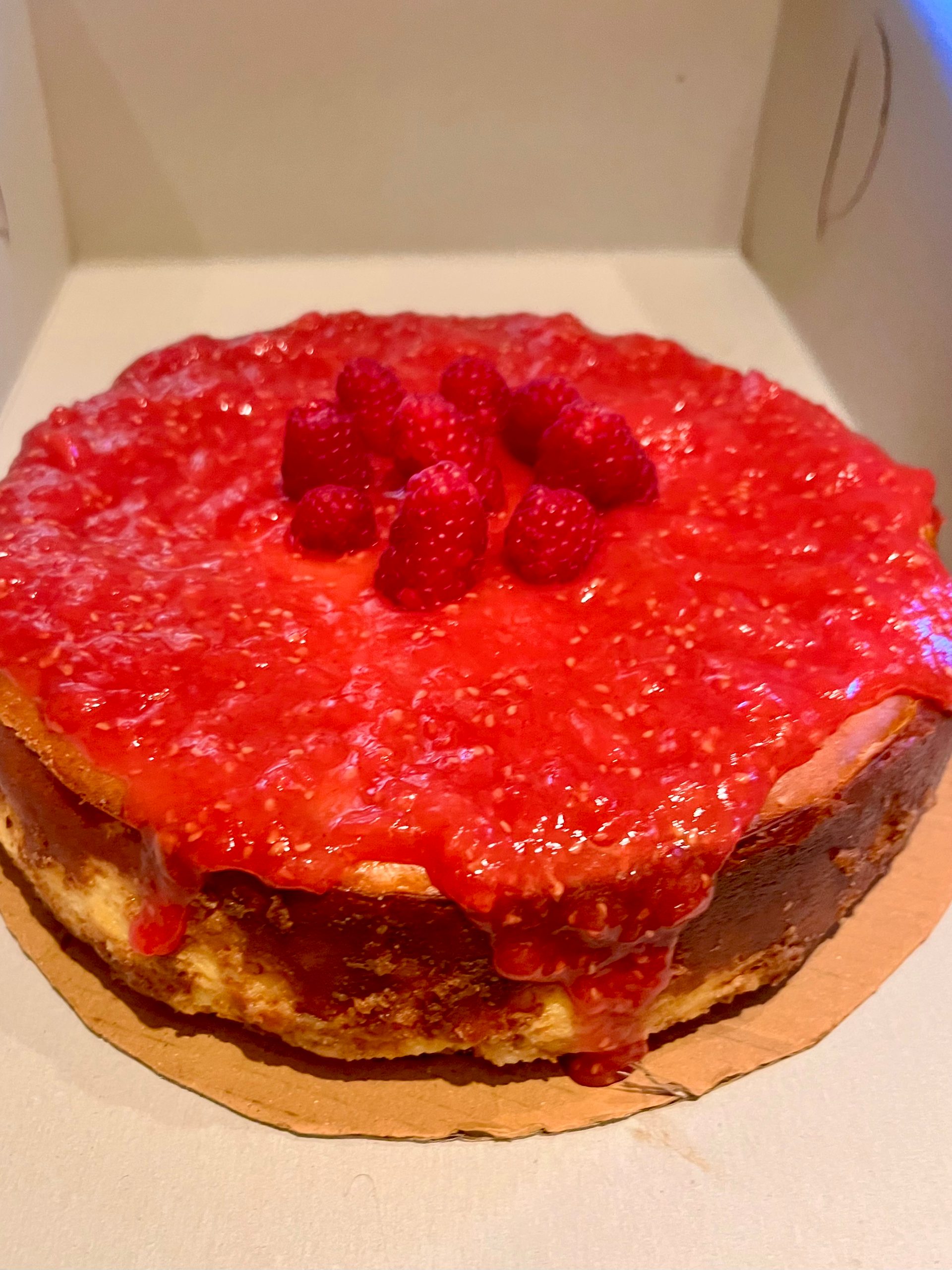 Raspberry cheesecake