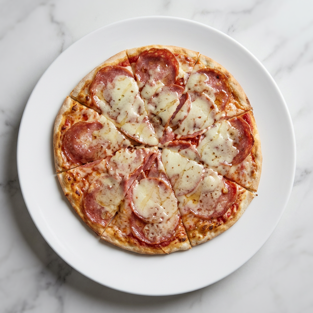 Sweet & Spicy Salami Pizza.
