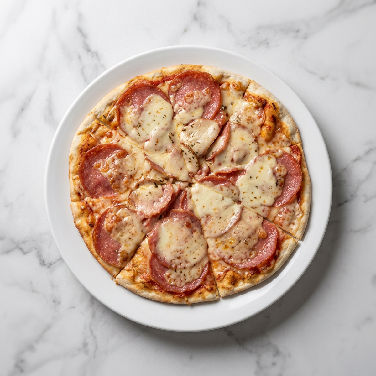 Sweet & Spicy Salami Pizza